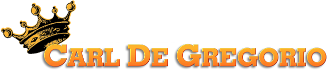 Carl De Gregorio lettering and crown graphic
